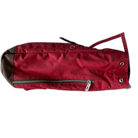 Toms Red Trekker Waxed Canvas Backpack - Picture 5 of 6